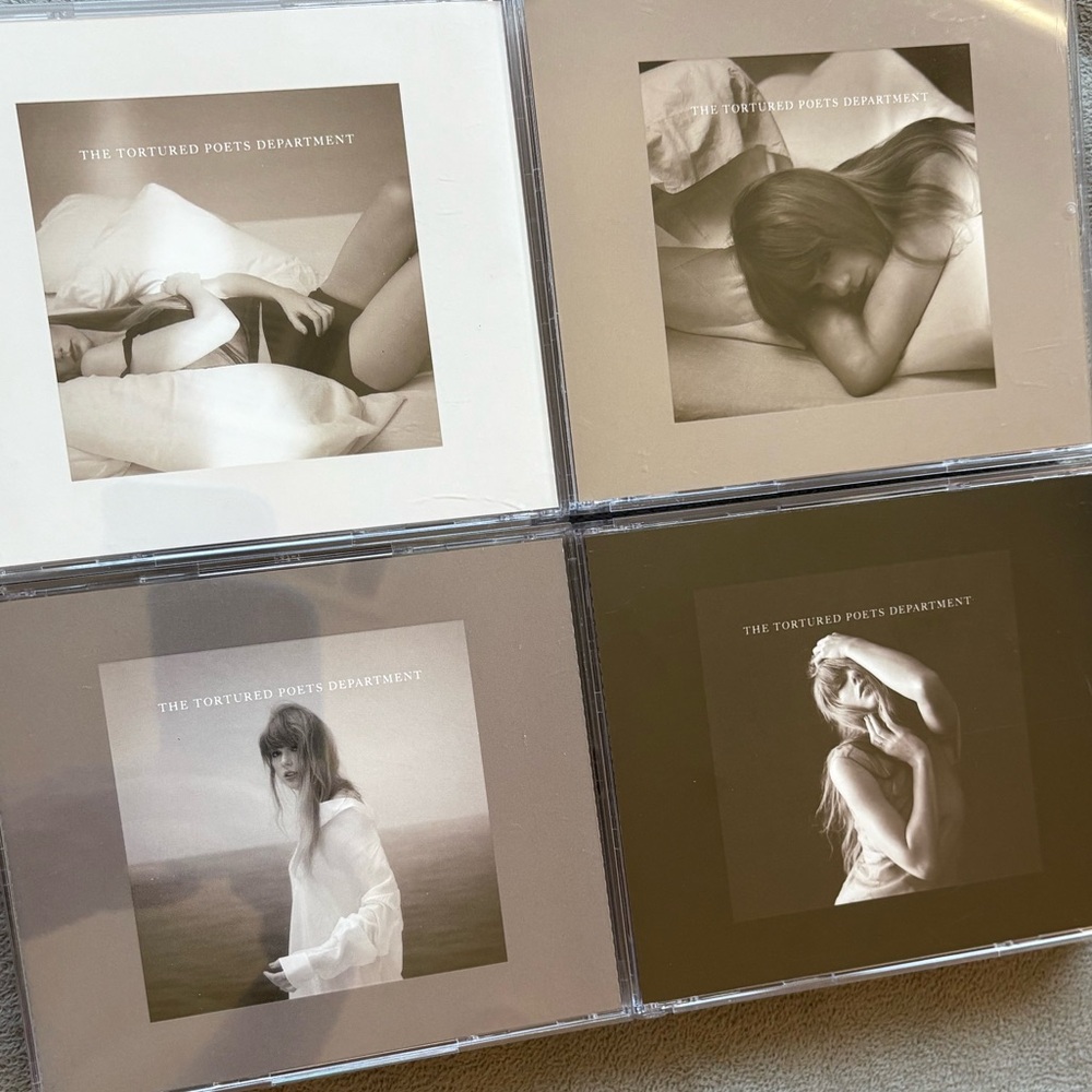 Taylor Swift The Tortured Poets Dept Deluxe Collectors CD (All 4)